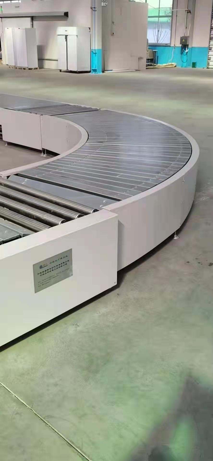 90度转弯板链线