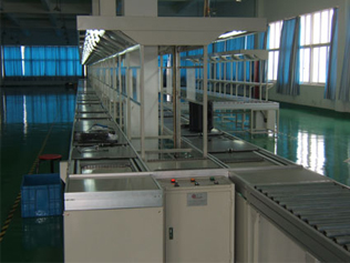 音王和郎格电子差速链整机线